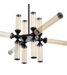 Step Into Design Lampa wisząca QUADRO-12 LED bursztynowe szklane klosze RH115-12P amber