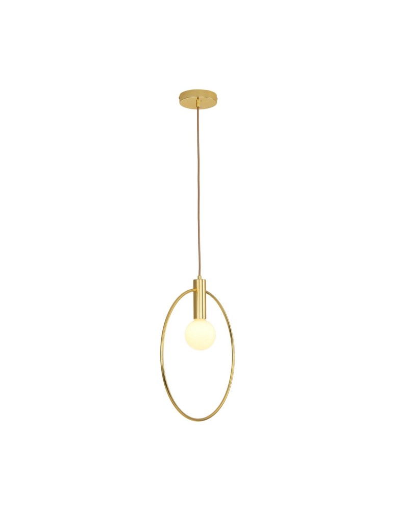Step Into Design Lampa wisząca BELLA 25- 25 cm, złoty ring DP0001A-250R