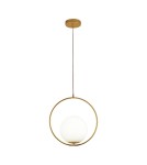 Step Into Design Lampa wisząca COSTA ROUND 35 cm, złota DP0001A-350R