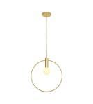 Step Into Design Lampa wisząca BELLA 40 - 40 cm, złota DP0001A-400R