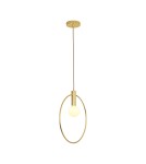 Step Into Design Lampa wisząca BELLA 40 - 40 cm, złota DP0001A-400R