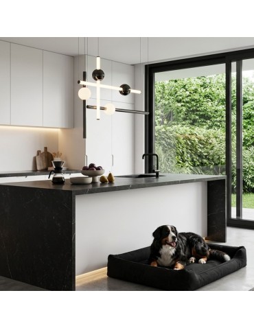 Step Into Design Lampa wisząca O-LINE L-4 LED czarna 110 cm ST-1691L-4 BLACK - produkt 2