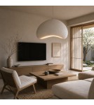 Step Into Design Lampa wisząca STONE 80 cm - biała DN426-800