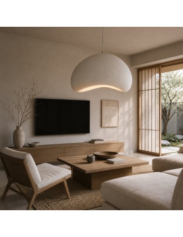Step Into Design Lampa wisząca STONE 80 cm - biała DN426-800 - produkt 2