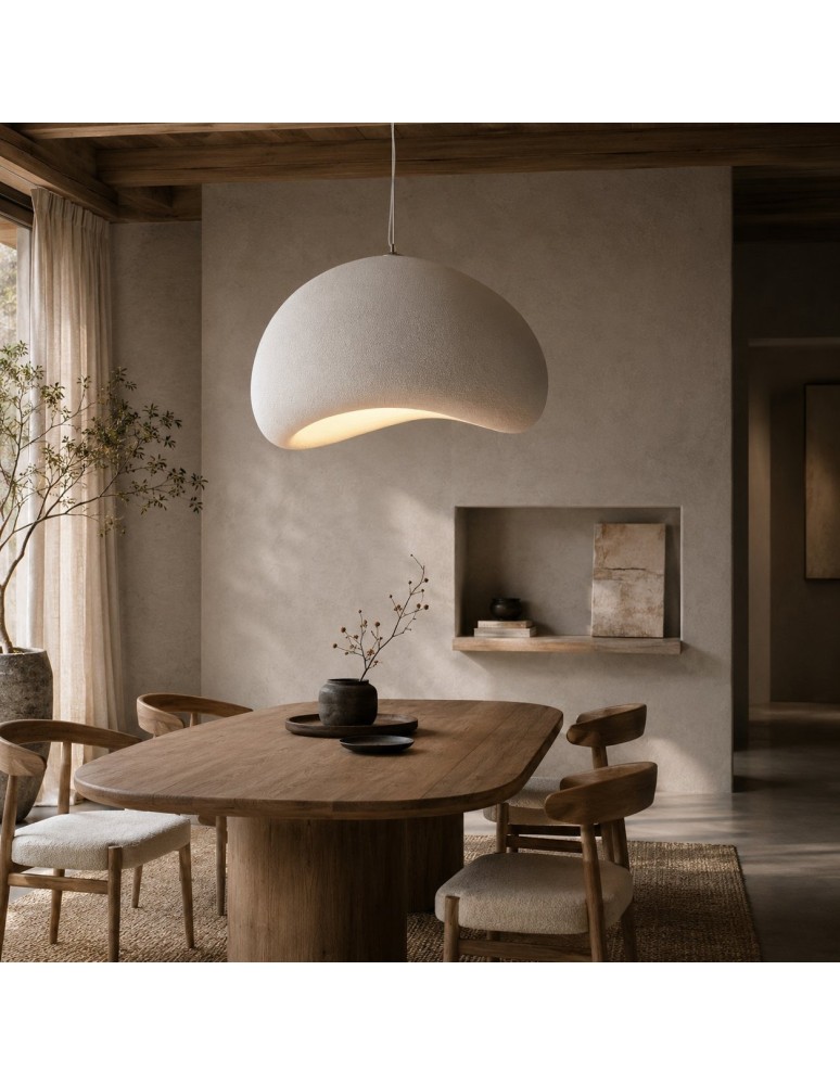 Step Into Design Lampa wisząca STONE 80 cm - biała DN426-800