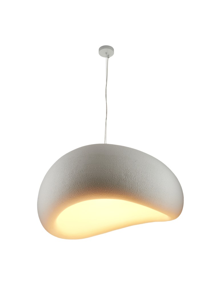 Step Into Design Lampa wisząca STONE 80 cm - biała DN426-800