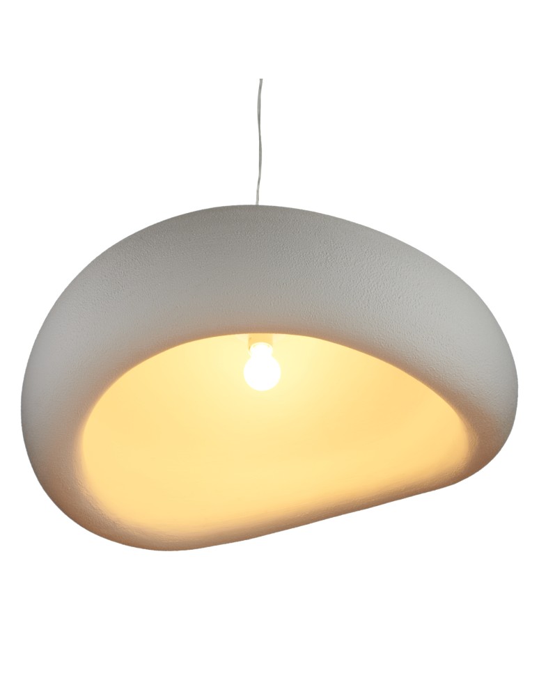 Step Into Design Lampa wisząca STONE 80 cm - biała DN426-800