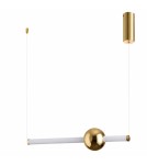 Step Into Design Lampa wisząca O-LINE 63 - LED, 63 cm, złoty połysk ST-1688S mirror gold