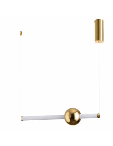 Step Into Design Lampa wisząca O-LINE 63 - LED, 63 cm, złoty połysk ST-1688S mirror gold