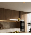 Step Into Design Lampa wisząca O-LINE 63 - LED, 63 cm, złoty połysk ST-1688S mirror gold