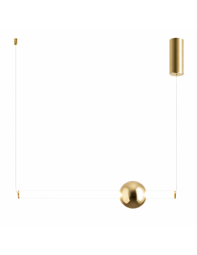 Step Into Design Lampa wisząca O-LINE 63 - LED, 63 cm, złoty połysk ST-1688S mirror gold