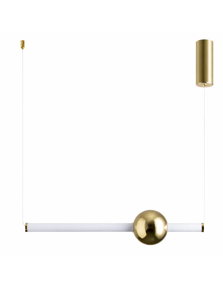 Step Into Design Lampa wisząca O-LINE 63 - LED, 63 cm, złoty połysk ST-1688S mirror gold