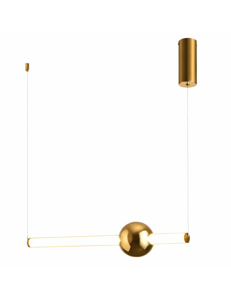 Step Into Design Lampa wisząca O-LINE 63 - LED, 63 cm, złoty połysk ST-1688S mirror gold