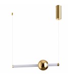 Step Into Design Lampa wisząca O-LINE 63 - LED, 63 cm, złoty połysk ST-1688S mirror gold