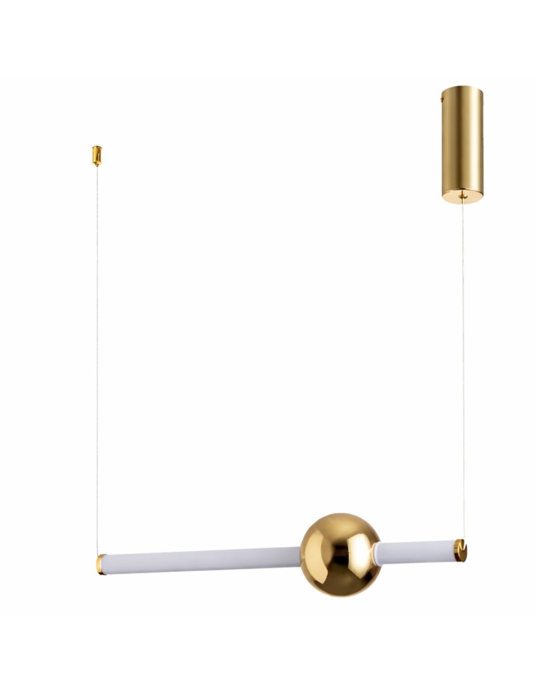 Step Into Design Lampa wisząca O-LINE 63 - LED, 63 cm, złoty połysk ST-1688S mirror gold