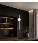 Step Into Design Lampa wisząca O-LINE 63 - LED, 63 cm, złoty połysk ST-1689S mirror gold