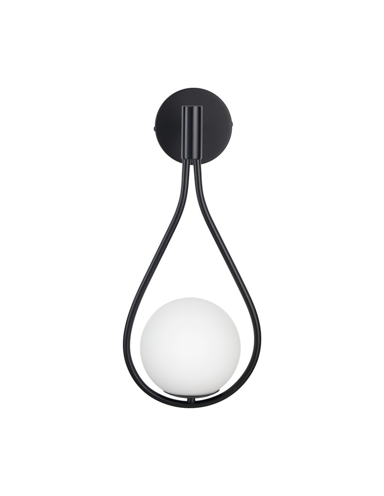 Step Into Design Lampa ścienna DROP 45 cm czarna ST-F079 black