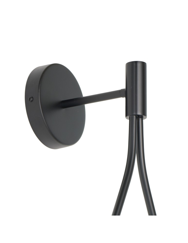 Step Into Design Lampa ścienna DROP 45 cm czarna ST-F079 black