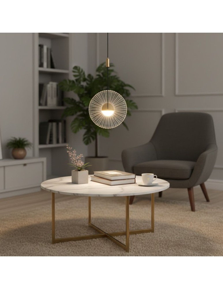 Step Into Design Lampa wisząca SUNBLAST - LED 20 cm, złota ST-DL5623 Step Into Design Lampa wisząca SUNBLAST - LED 20 cm, złota ST-DL5623