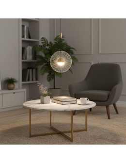 Step Into Design Lampa wisząca SUNBLAST - LED 20 cm, złota ST-DL5623