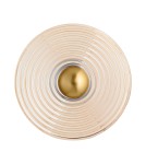 Step Into Design Lampa ścienna HELIOS 30 cm bursztynowo złota ST-X007W amber Step Into Design Lampa ścienna HELIOS 30 cm bursztynowo złota ST-X007W amber
