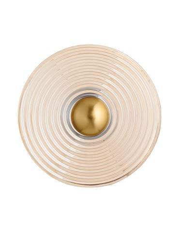 Step Into Design Lampa ścienna HELIOS 30 cm bursztynowo złota ST-X007W amber