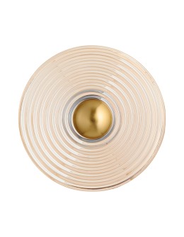 Step Into Design Lampa ścienna HELIOS 30 cm bursztynowo złota ST-X007W amber