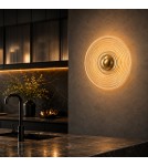 Step Into Design Lampa ścienna HELIOS 30 cm bursztynowo złota ST-X007W amber Step Into Design Lampa ścienna HELIOS 30 cm bursztynowo złota ST-X007W amber