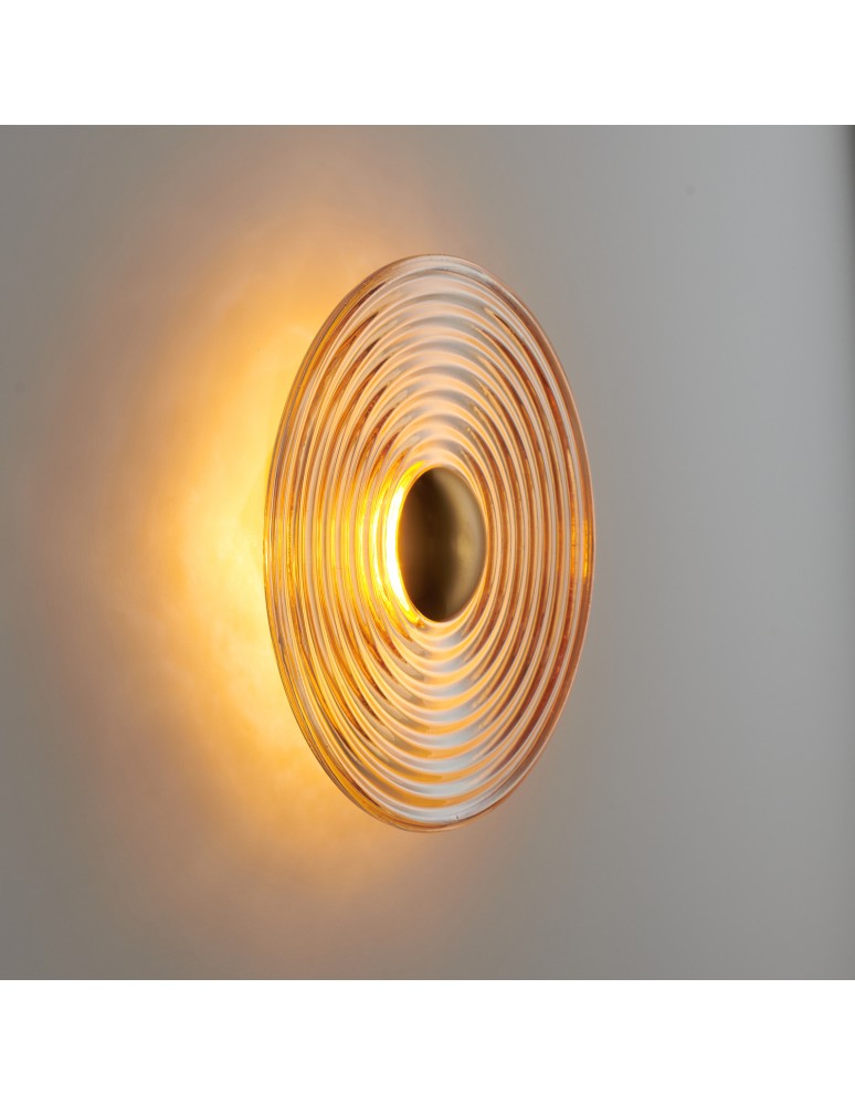 Step Into Design Lampa ścienna HELIOS 30 cm bursztynowo złota ST-X007W amber Step Into Design Lampa ścienna HELIOS 30 cm bursztynowo złota ST-X007W amber