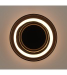 Step Into Design Lampa ścienna DONUT 18 cm - LED, szkło, szaro-czarna ST-5072W smoky black Step Into Design Lampa ścienna DONUT 18 cm - LED, szkło, szaro-czarna ST-5072W smoky black