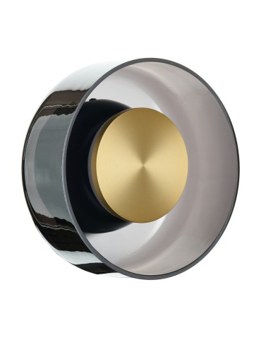 Step Into Design Lampa ścienna DONUT 18 cm - LED, szkło, szaro-złota ST-5072W smoky gold