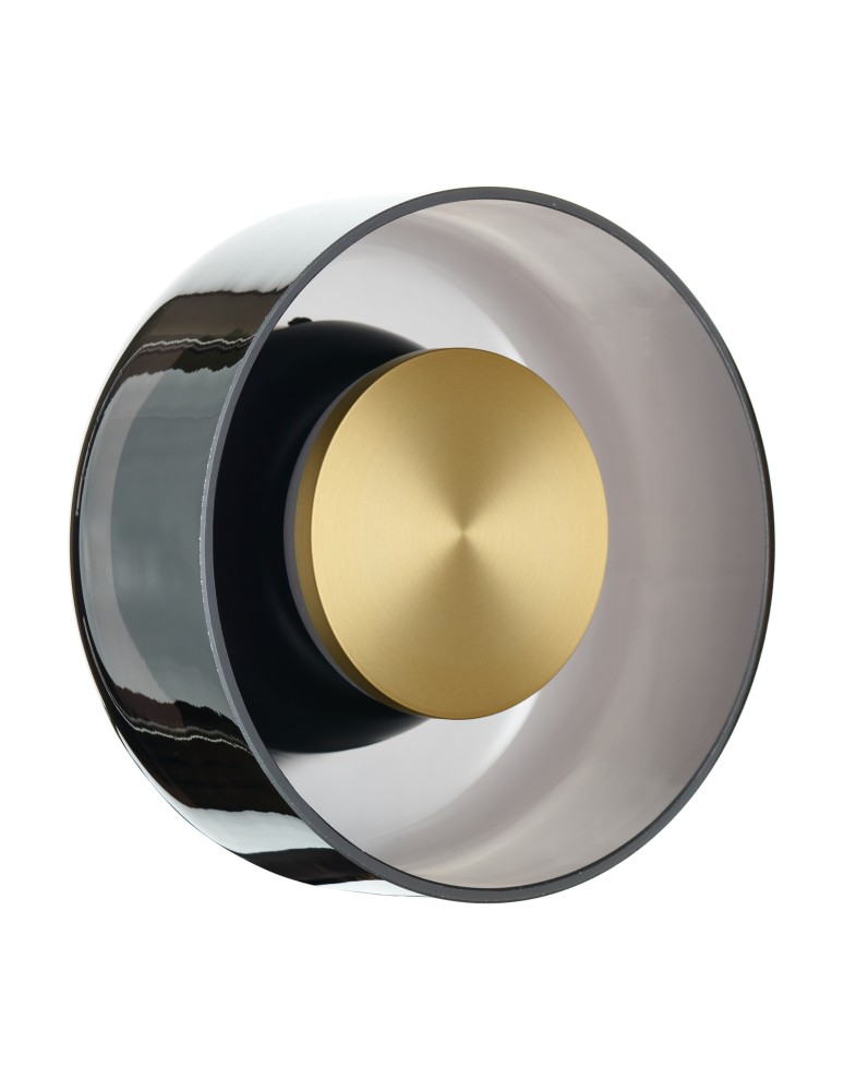 Step Into Design Lampa ścienna DONUT 18 cm - LED, szkło, szaro-złota ST-5072W smoky gold