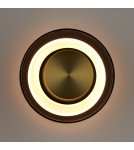 Step Into Design Lampa ścienna DONUT 18 cm - LED, szkło, szaro-złota ST-5072W smoky gold
