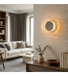Step Into Design Lampa ścienna DONUT 18 – LED, szkło transparentne, brąz orzechowy ST-5072W transparent brown Step Into Design Lampa ścienna DONUT 18 – LED, szkło transparentne, brąz orzechowy ST-5072W transparent brown