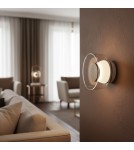 Step Into Design Lampa ścienna DONUT 18 – LED, szkło transparentne, brąz orzechowy ST-5072W transparent brown Step Into Design Lampa ścienna DONUT 18 – LED, szkło transparentne, brąz orzechowy ST-5072W transparent brown