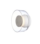 Step Into Design Lampa ścienna DONUT 18 – LED, szkło transparentne, brąz orzechowy ST-5072W transparent brown Step Into Design Lampa ścienna DONUT 18 – LED, szkło transparentne, brąz orzechowy ST-5072W transparent brown