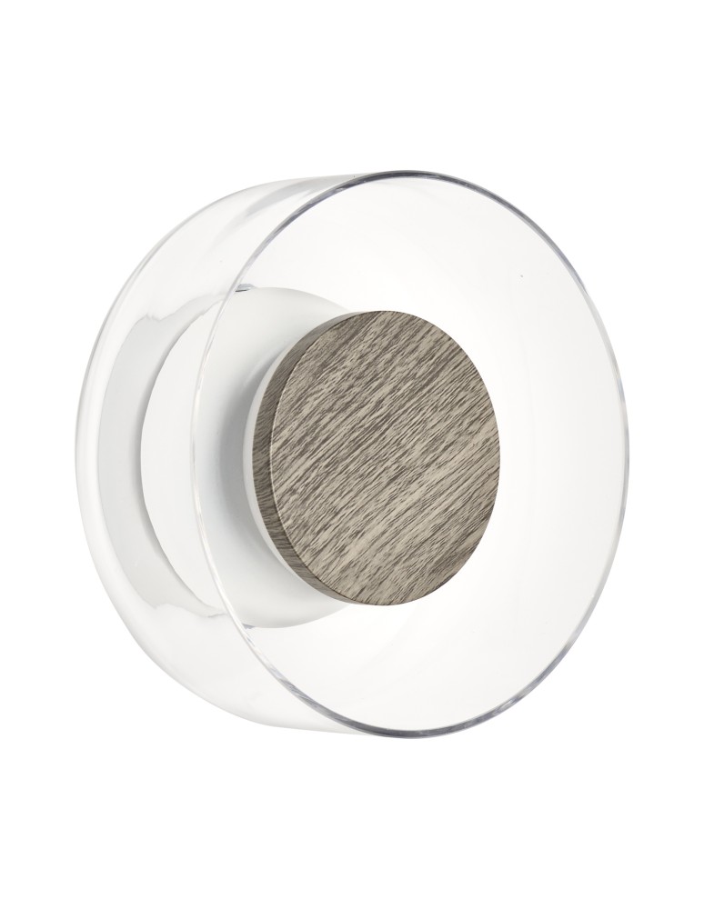 Step Into Design Lampa ścienna DONUT 18 – LED, szkło transparentne, brąz orzechowy ST-5072W transparent brown Step Into Design Lampa ścienna DONUT 18 – LED, szkło transparentne, brąz orzechowy ST-5072W transparent brown