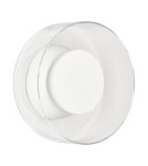 Step Into Design Lampa ścienna DONUT 18 – LED, szkło transparentne, biały środek ST-5072W transparent white Step Into Design Lampa ścienna DONUT 18 – LED, szkło transparentne, biały środek ST-5072W transparent white