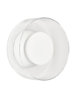 Step Into Design Lampa ścienna DONUT 18 – LED, szkło transparentne, biały środek ST-5072W transparent white