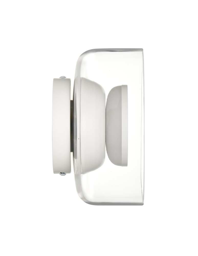 Step Into Design Lampa ścienna DONUT 18 – LED, szkło transparentne, biały środek ST-5072W transparent white Step Into Design Lampa ścienna DONUT 18 – LED, szkło transparentne, biały środek ST-5072W transparent white