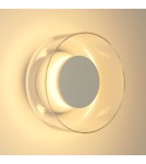 Step Into Design Lampa ścienna DONUT 18 – LED, szkło transparentne, biały środek ST-5072W transparent white Step Into Design Lampa ścienna DONUT 18 – LED, szkło transparentne, biały środek ST-5072W transparent white