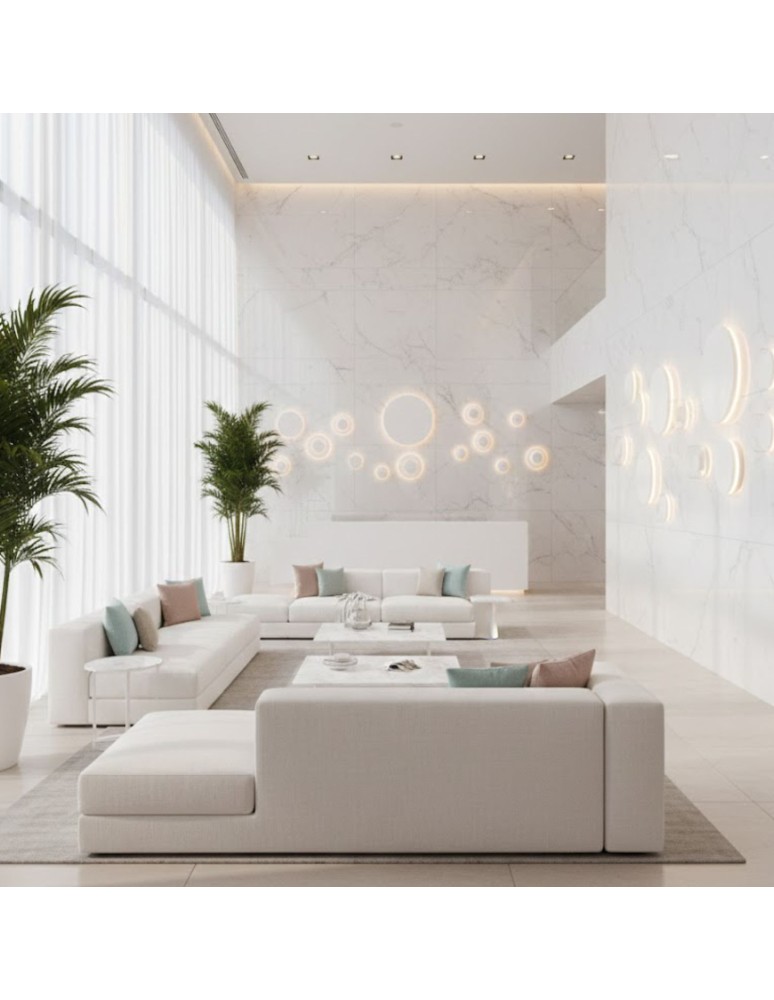 Step Into Design Lampa ścienna NYX 15 – LED okrągła, metalowa, biała ST-8293W/15 white Step Into Design Lampa ścienna NYX 15 – LED okrągła, metalowa, biała ST-8293W/15 white