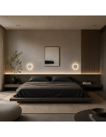 Step Into Design Lampa ścienna NYX 20 cm - LED okrągła, metalowa, biała ST-8293W/20 white - produkt 2