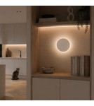 Step Into Design Lampa ścienna NYX 25 cm - LED okrągła, metalowa, biała ST-8293W/25 white