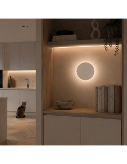 Step Into Design Lampa ścienna NYX 25 cm - LED okrągła, metalowa, biała ST-8293W/25 white - product 2