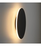 Step Into Design Lampa ścienna NYX 25 cm - LED okrągła, metalowa, czarna ST-8293W/25 black