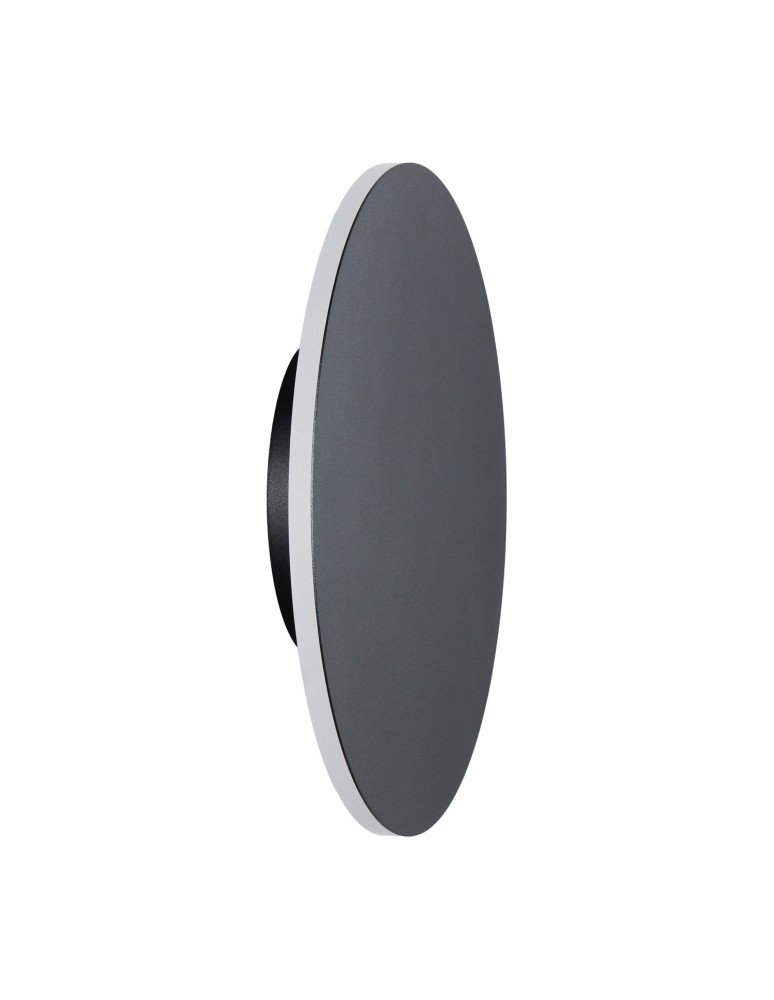 Step Into Design Lampa ścienna NYX 25 cm - LED okrągła, metalowa, czarna ST-8293W/25 black