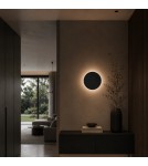 Step Into Design Lampa ścienna NYX 20 cm - LED okrągła, metalowa, czarna ST-8293W/20 black