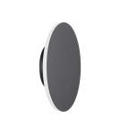 Step Into Design Lampa ścienna NYX 20 cm - LED okrągła, metalowa, czarna ST-8293W/20 black