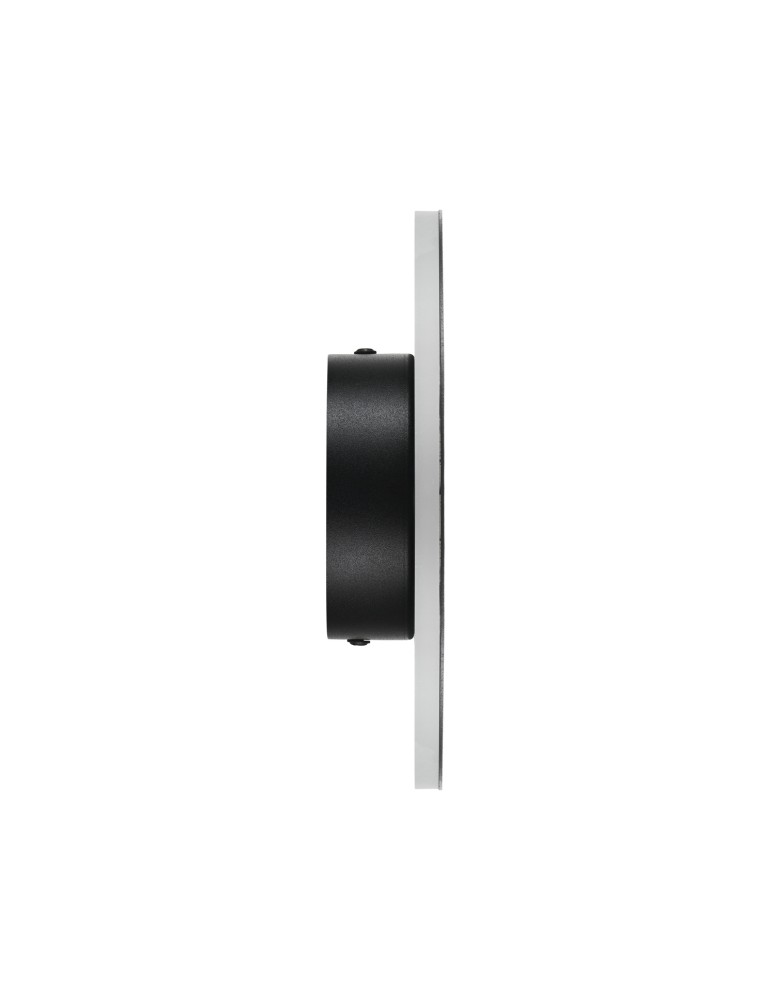 Step Into Design Lampa ścienna NYX 20 cm - LED okrągła, metalowa, czarna ST-8293W/20 black